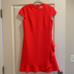 Eliza J hot pink cocktail dress